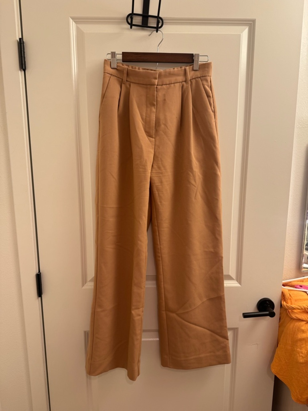 Abercrombie & Fitch Wide-Leg Trousers - Camel